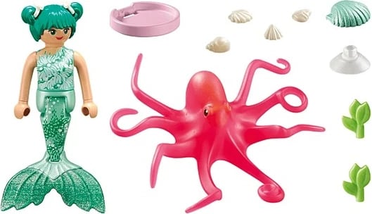 Set lodrash Playmobil Princess Magic 71503, sirenë me oktapod që ndërron ngjyrë