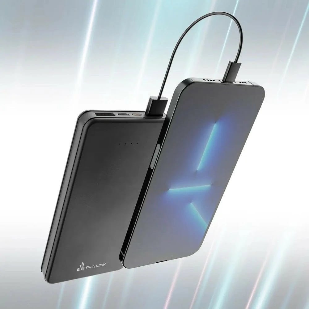 Powerbank Extralink EPB-078B, 10000 mAh, e zezë