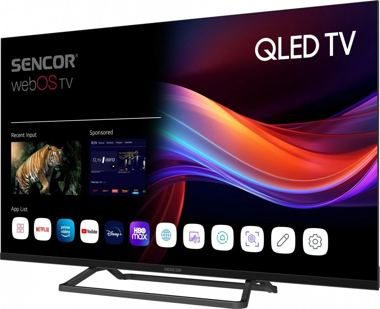 Televizor QLED Sencor SLE 32QF860B, 32 inç, Full HD, Smart webOS, i zi