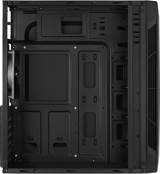 Kasë AeroCool SPLIT RGB, Midi Tower, ATX/Micro ATX/Mini ITX, e zezë Kasë AeroCool SPLIT RGB, Midi Tower, ATX/Micro ATX/Mini ITX, e zezë