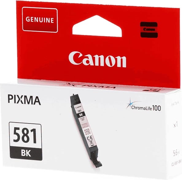 Kartrixh boje Canon CLI-581BK 5.6 ml rendiment 1505 faqe standard e zezë