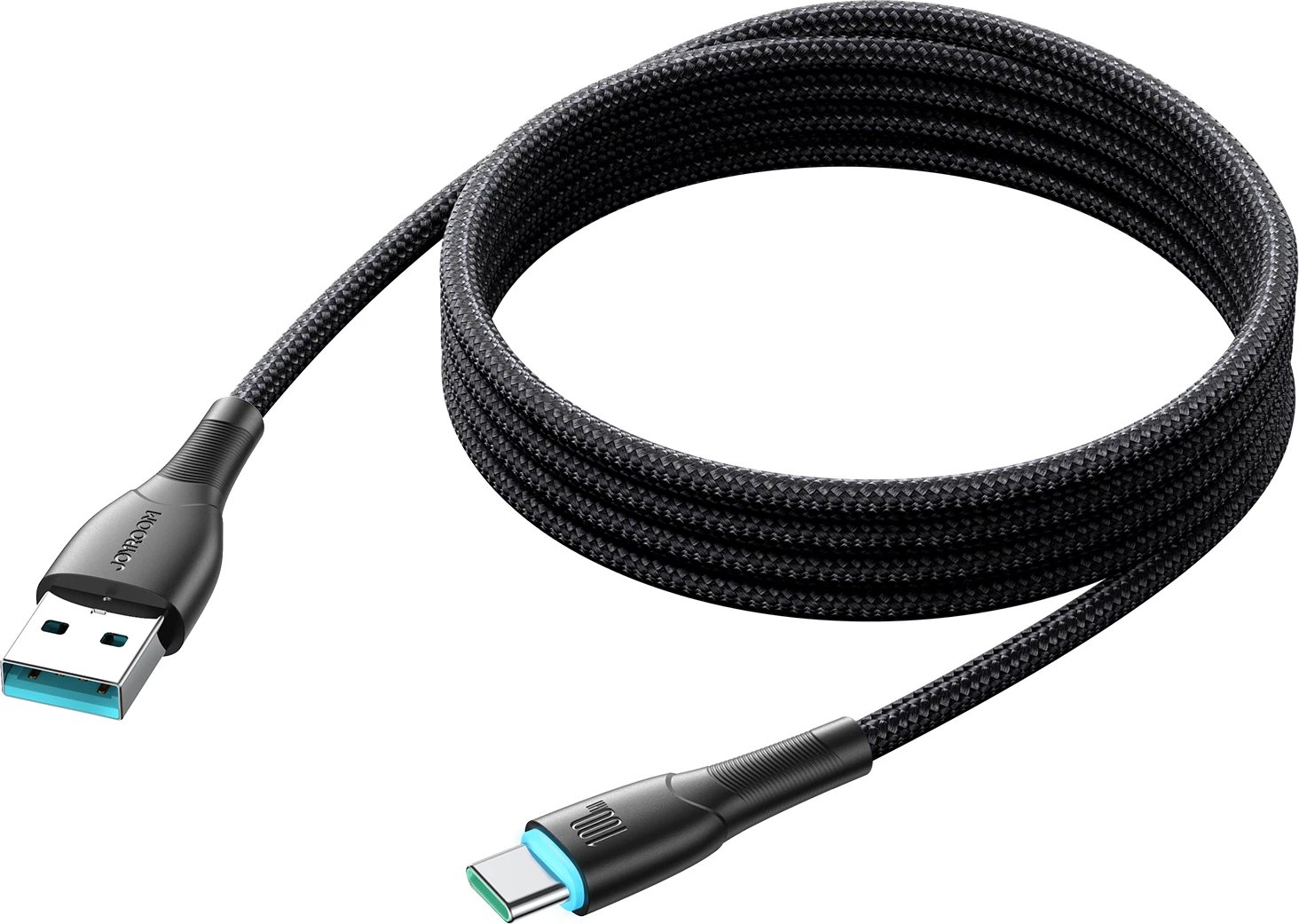 Kabllo Joyroom Starry Series SA32-AC6, USB-A në USB-C, 1m, 100W, e zezë