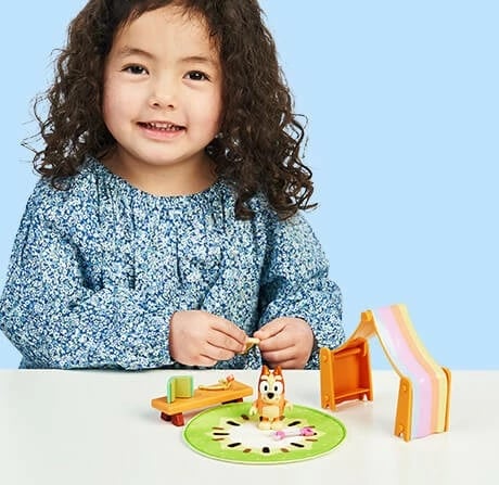 Set lodrash Bluey Mini Playroom, Tm Toys, BLU13017, me figurë Bingo