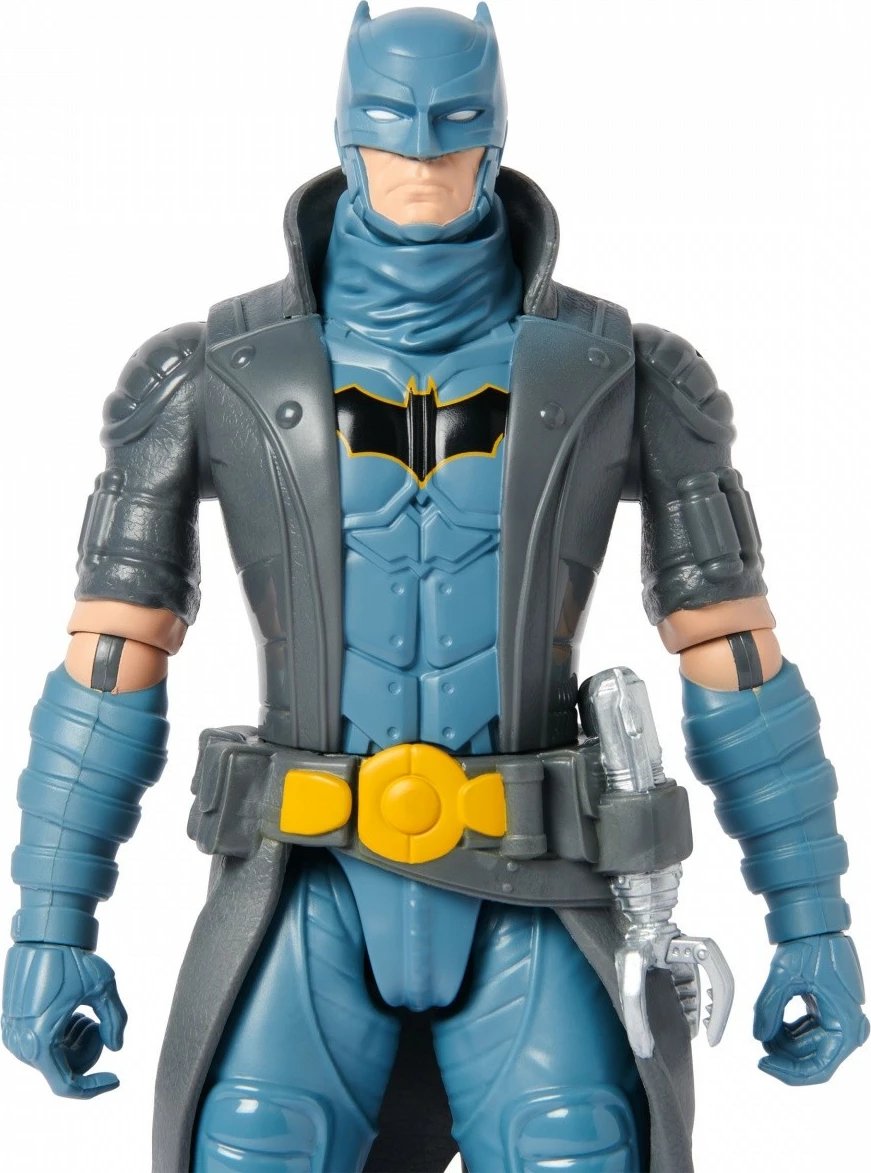 Figurë aksioni Batman Spin Master 6055697, 12 inç, Blu/Gri