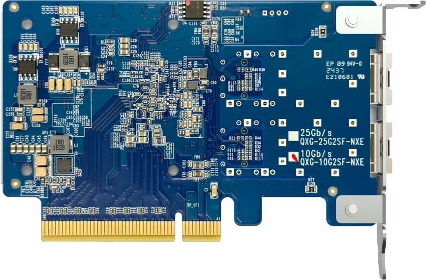 Kartë rrjeti QNAP QXG-10G2SF-NXE, 10GbE, Dual Port, PCIe, me ventilator