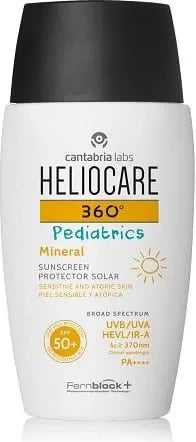 Krem dielli për fëmijë Heliocare 360º Pediatrics Mineral SPF50, 50ml