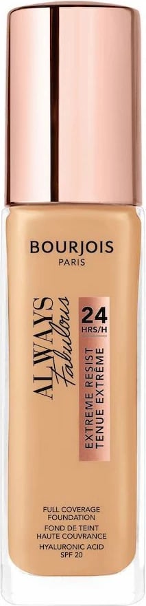 Fondatinë Bourjois Always Fabulous Extreme Resist SPF20 Full Coverage 125 Ivory 30ml
