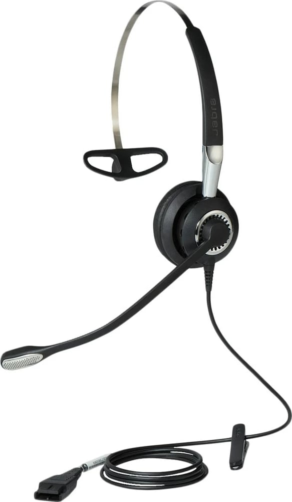 Kufje Jabra BIZ 2400 II Mono 3-1, me kabllo, Argjendtë