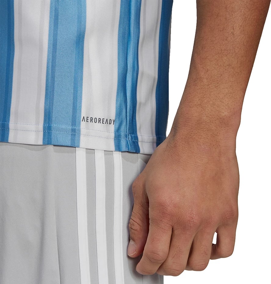 Maicë për meshkuj adidas, kaltër-bardhë