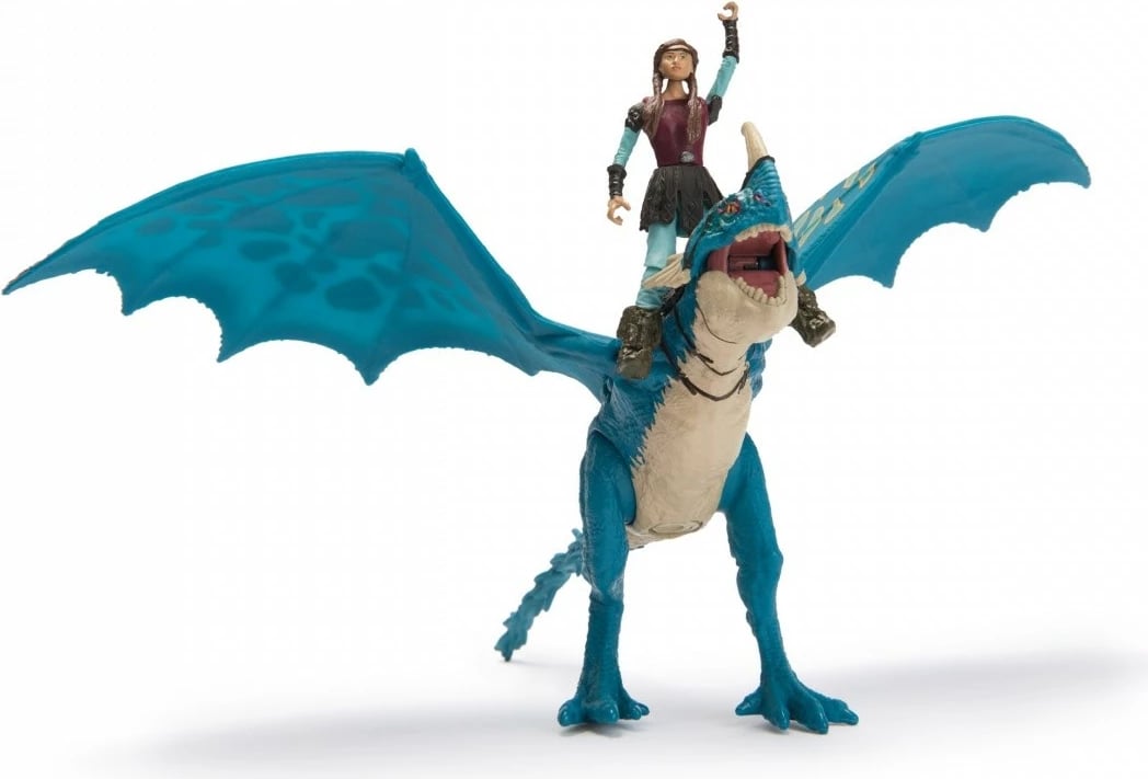 Set figurina Spin Master How to Train Your Dragon, Deadly Nadder + Astrid, plastikë