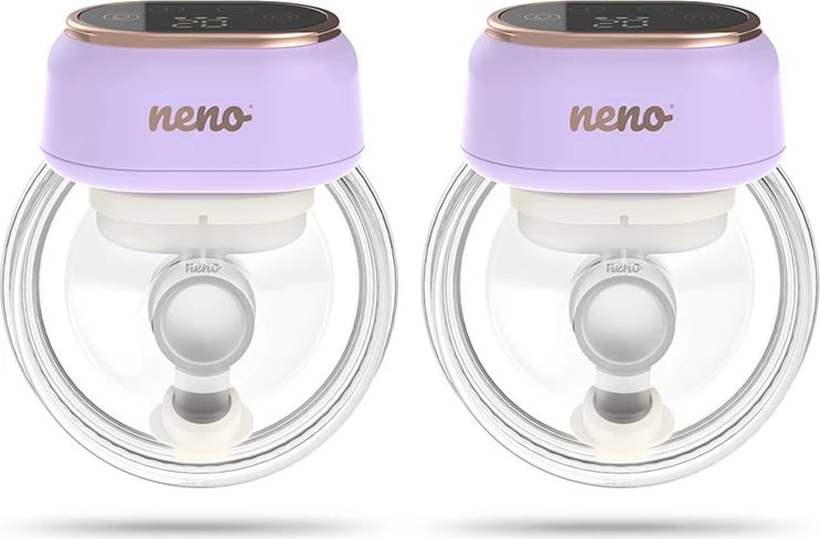 Pompë gjiri elektronike neno Sole Twin, pa kabllo, ekran LCD, set 2 copë