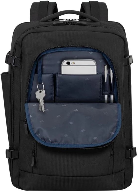 Çanta për notebook RivaCase 8461, 43.9 cm (17.3"), Backpack e Zezë