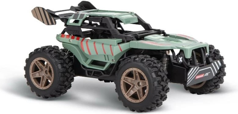 Veture RC Carrera Mountain Racer 2.4GHz, 23 cm, e zezë/e gjelbër, set me telekomandë dhe bateri