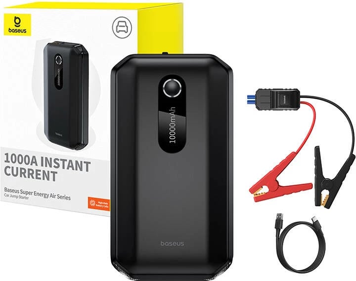 Jump Starter Baseus Super Energy 10000mAh 1000A, i zi