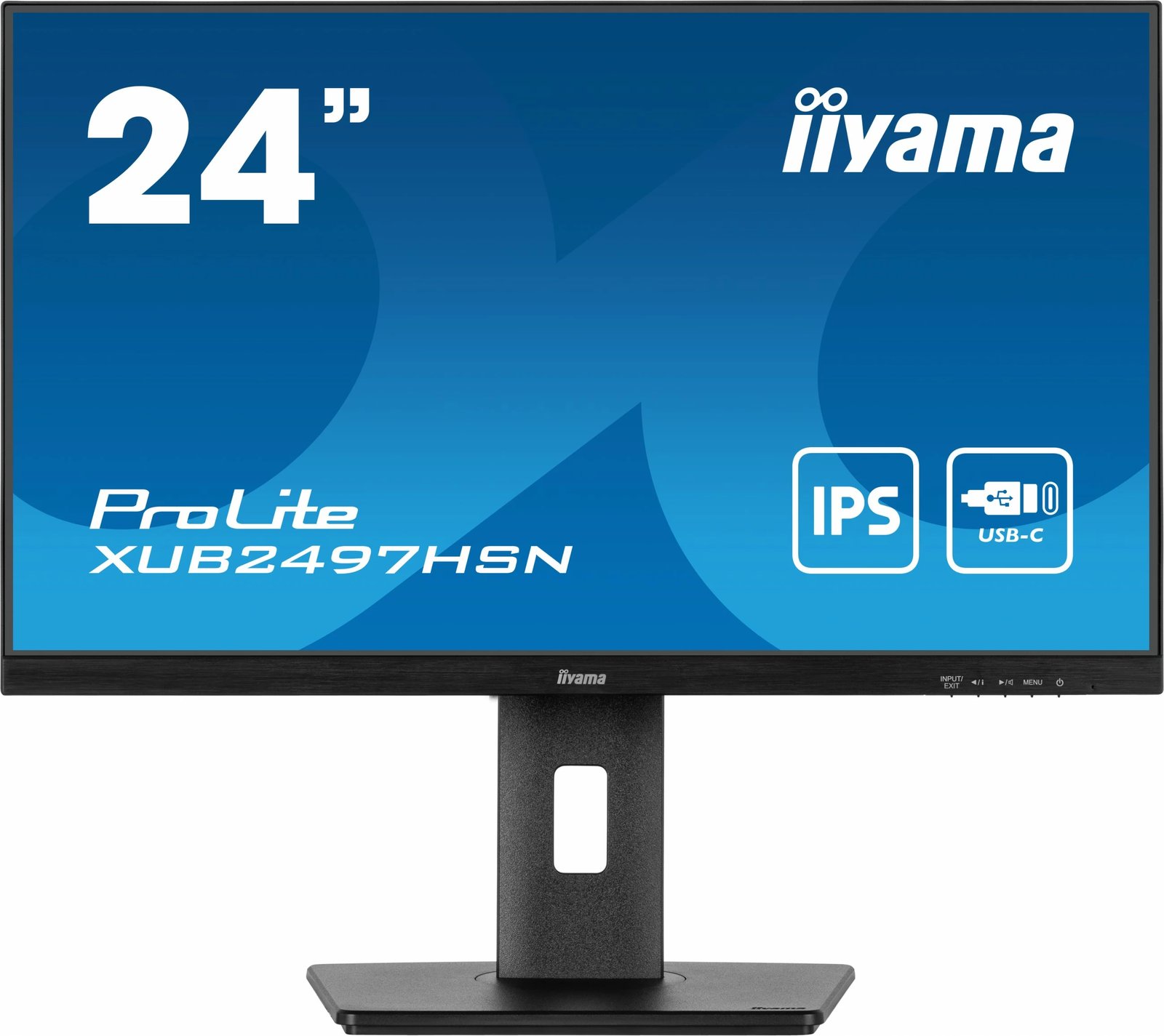 Monitor iiyama ProLite XUB2497HSN-B2, 23.8", FHD, IPS, 1ms, 100Hz, USB-Hub, Speaker, i zi
