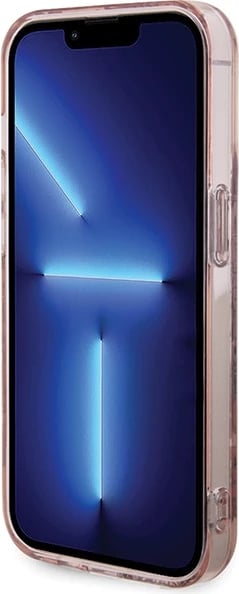 Mbështjellës Hello Kitty IML Tags Graffiti për iPhone 15 Pro, rozë