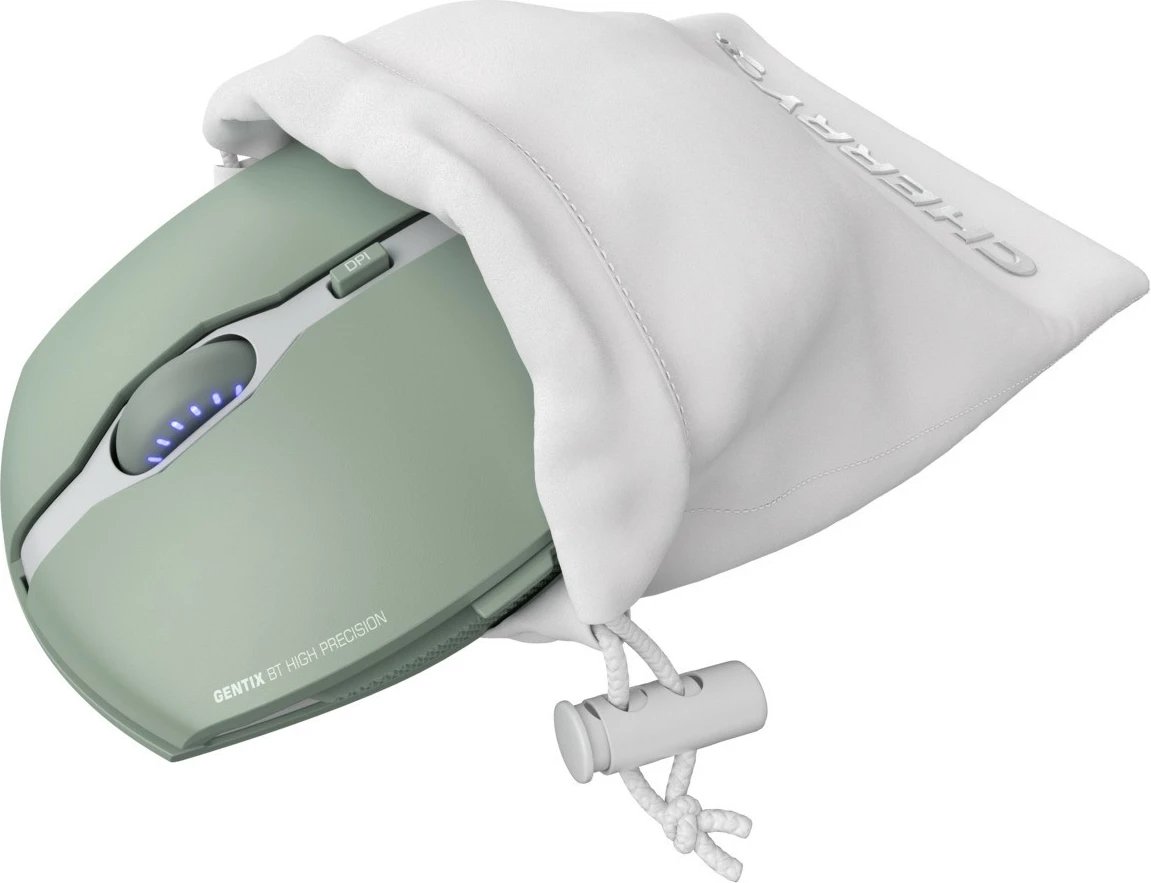 Maus Cherry GENTIX BT, Optik, Bluetooth, 2000 DPI, Gjelbër