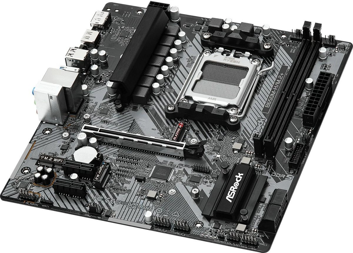 Pllakë amë ASRock B650M-H/M.2+, Socket AM5, DDR5, micro ATX