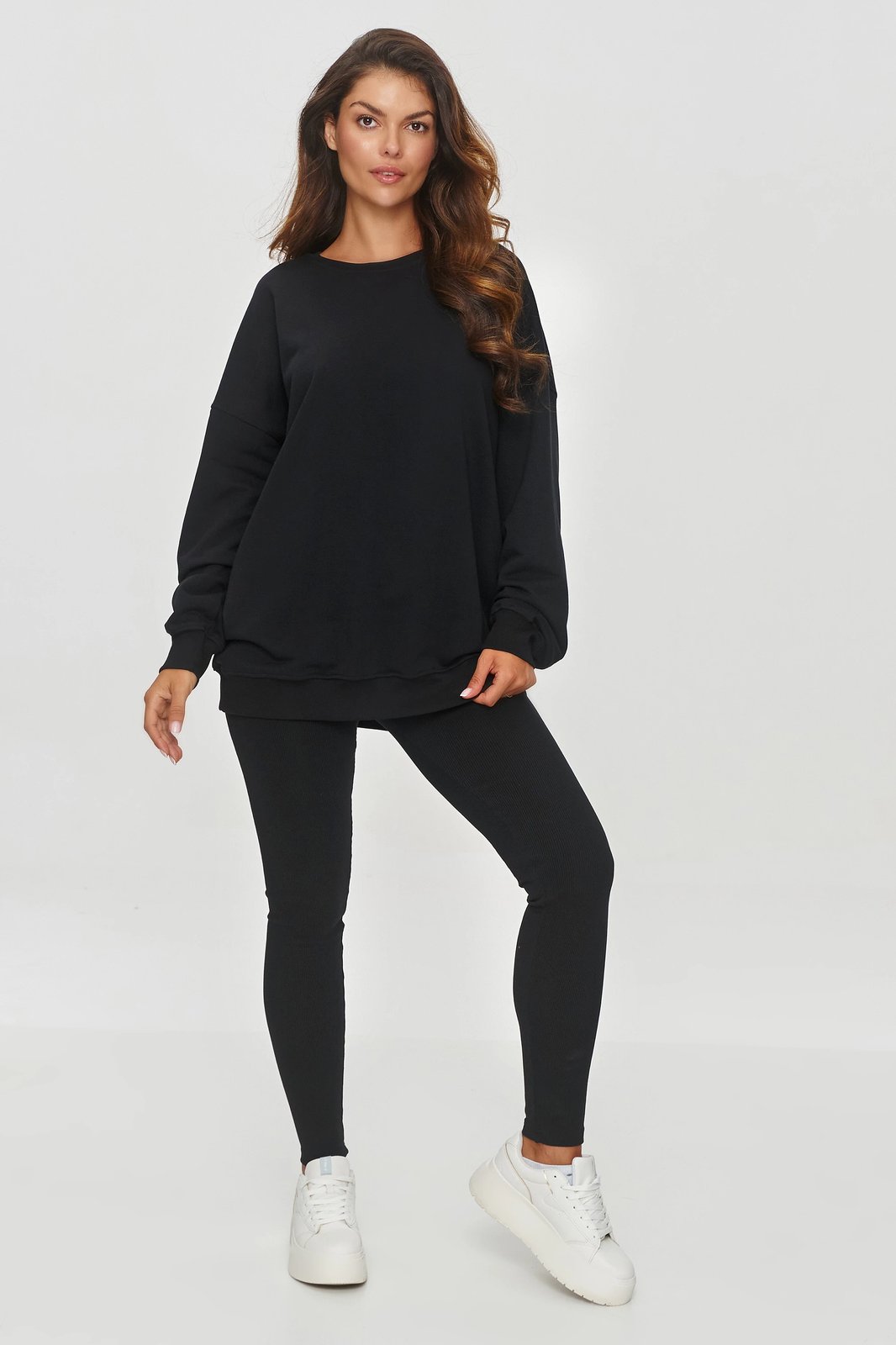 Leggins Makadamia 209665 femra, të zeza