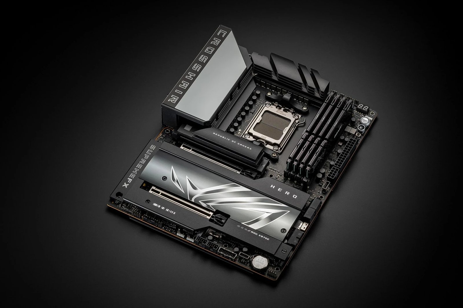 Pllakë amë ASUS ROG CROSSHAIR X870E HERO, Socket AM5, ATX Pllakë amë ASUS ROG CROSSHAIR X870E HERO, Socket AM5, ATX