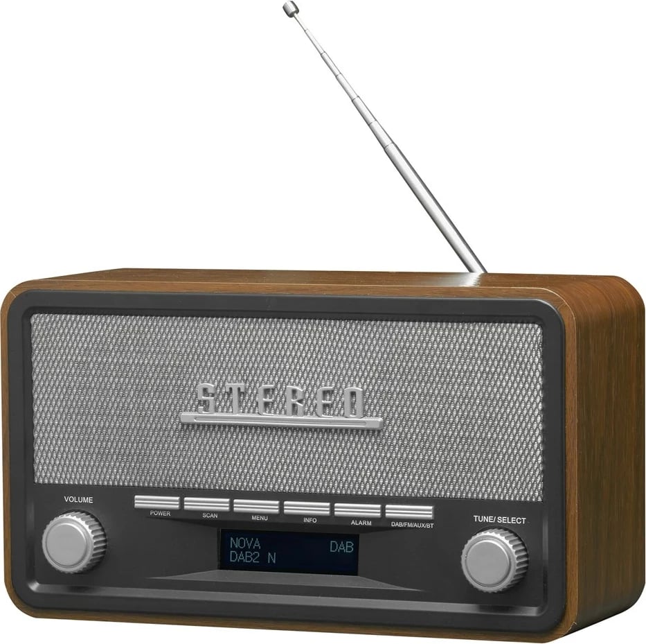 Radio Denver DAB-18, Analog & digital, E zezë, Gri