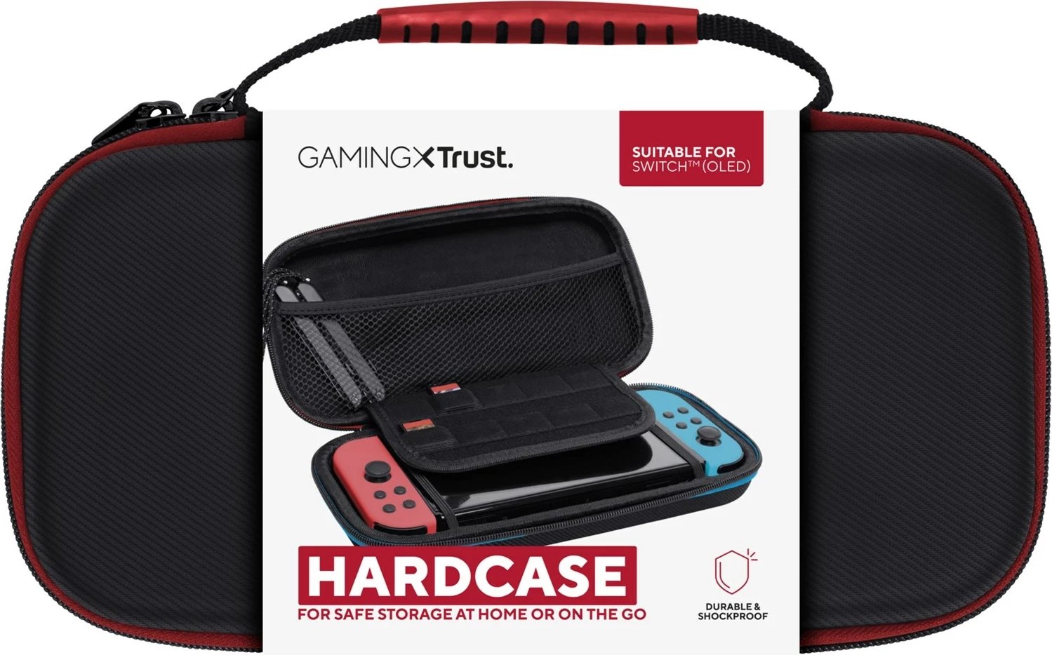 Mbështjellës Trust GXT 1248 Hardshell për Nintendo, i zi