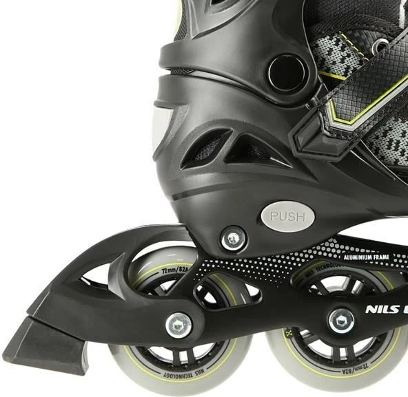 Patina me rrota NILS eXtreme NA14198, M (35-38), Zezë/Verdhë