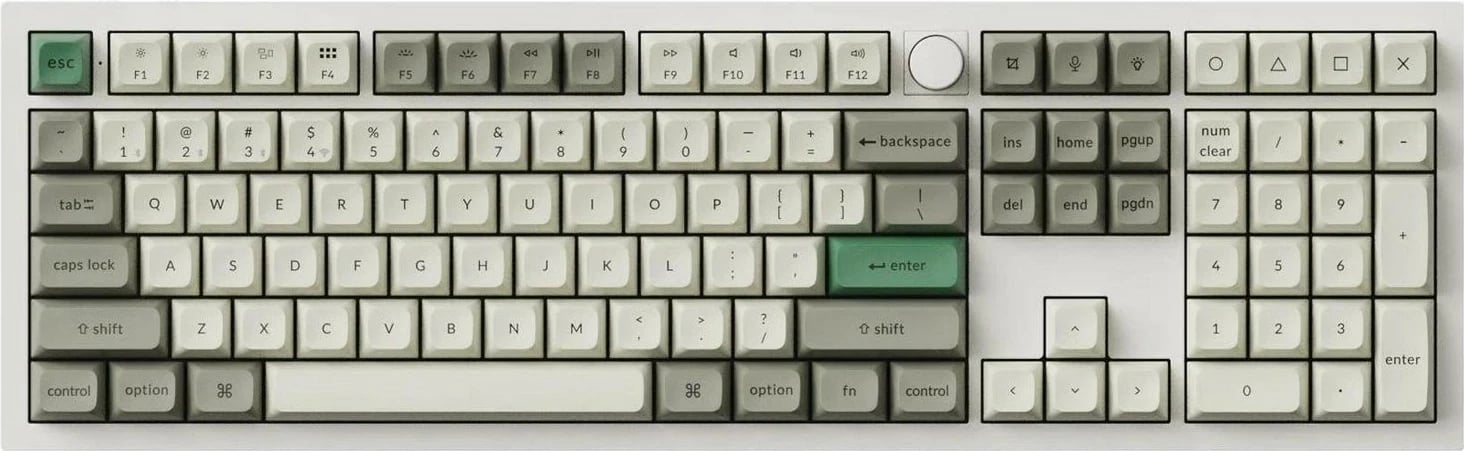 Tastaturë Keychron Q6 Max, Switch Brown, Shell White
