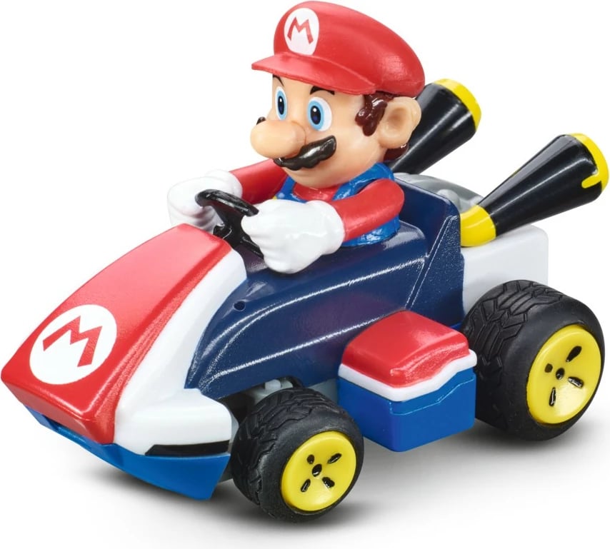 Vetura me telekomandë Carrera Toys 370430002P, Mario Kart, 1:50, 35 mAh, kuqe/blu