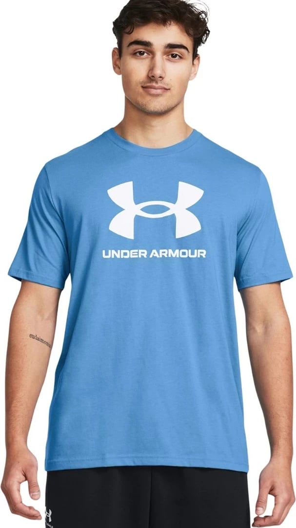T-shirt Under Armour Sportstyle Logo për meshkuj, Blu