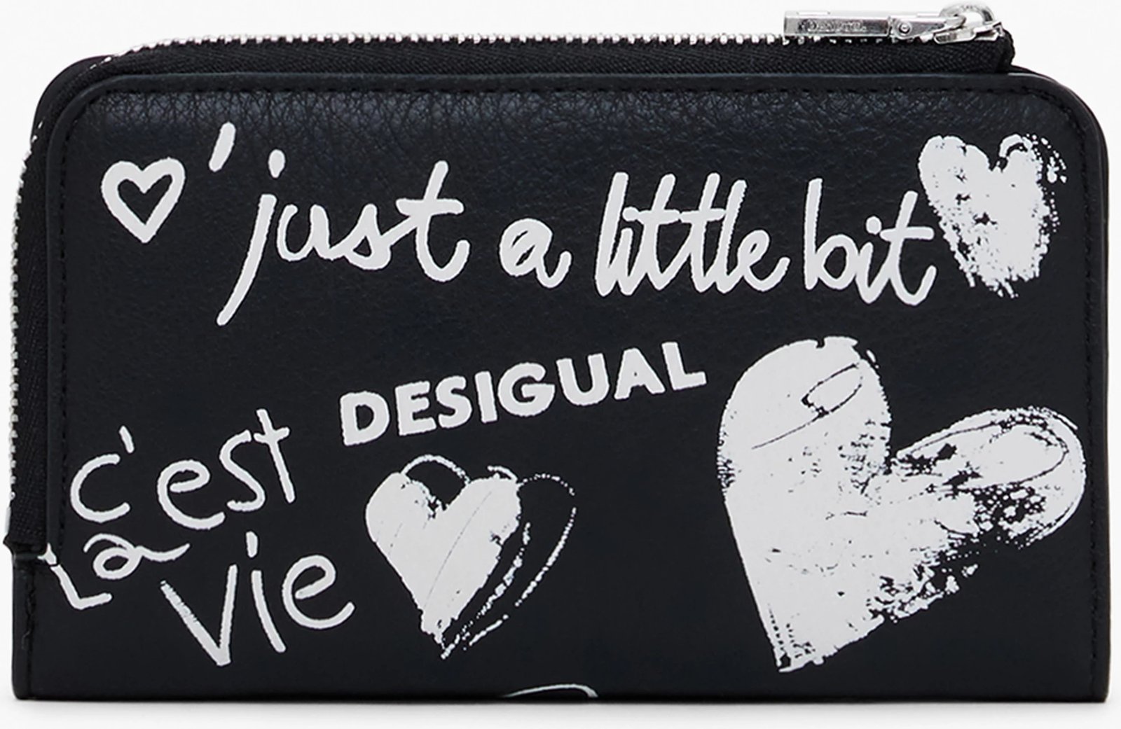 Portofol femra DESIGUAL SESHAT EMMA WALLET, e zezë