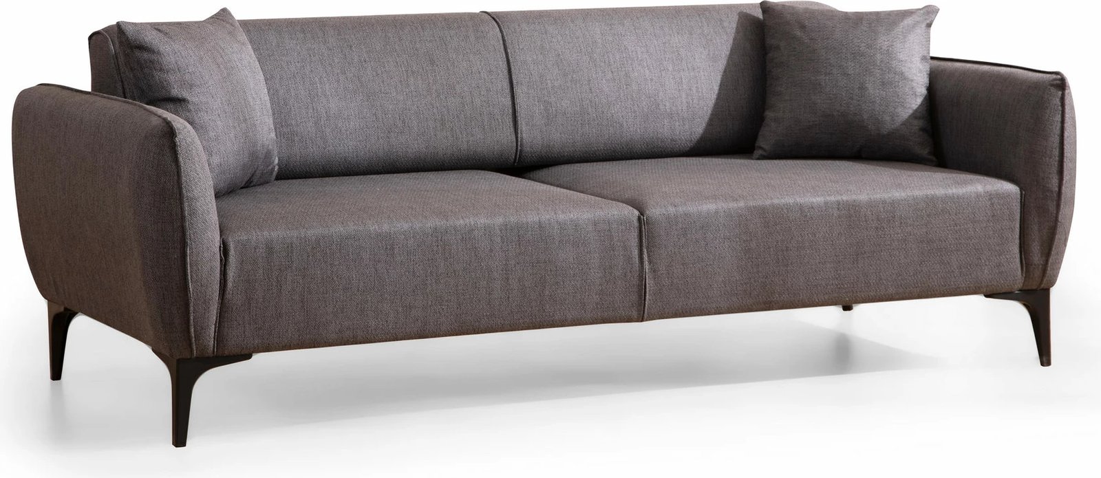 Divan treshe, ngjyrë gri e errët, Atelier del Sofa, Belissimo