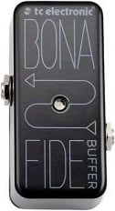 Efekt pedalë TC Electronic Bonafide Buffer, për kitarë, E zezë