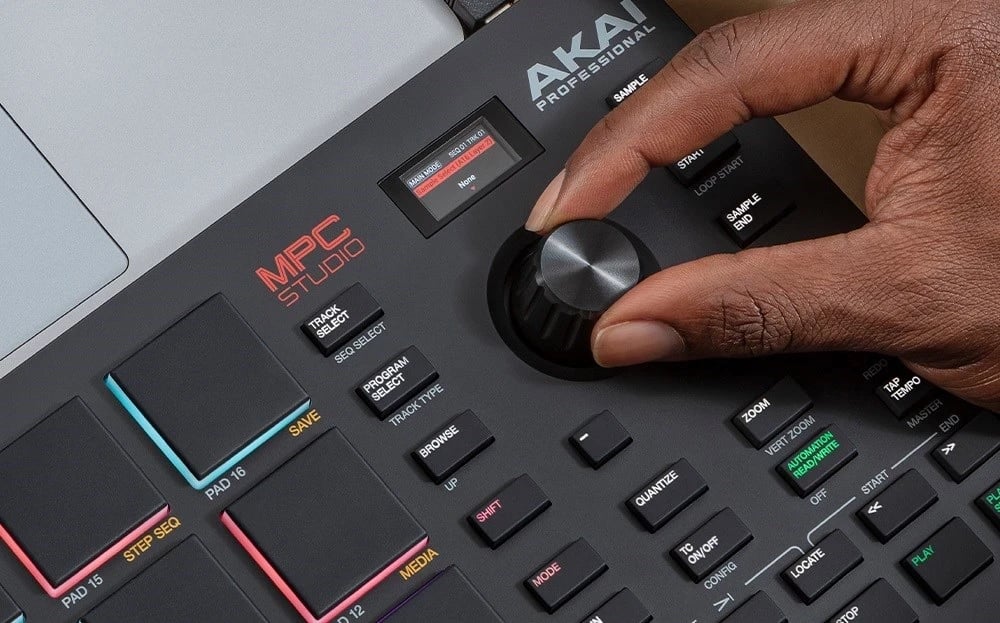 Stacioni i prodhimit muzikor AKAI MPC Studio II, MIDI USB, ngjyrë e zezë