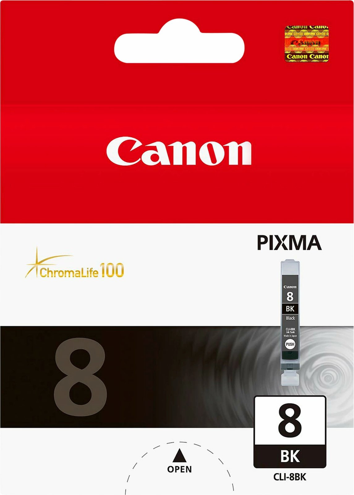 Toner Canon CLI-8BK, pigment, 1 copë, e zezë