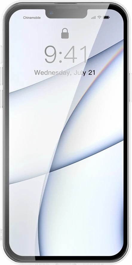 Mbështjellës Baseus Frosted Glass për iPhone 13 Pro Max, Transparent