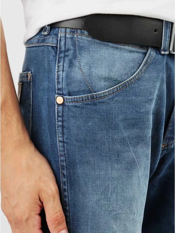 Pantallona xhins për meshkuj Wrangler, të kaltër