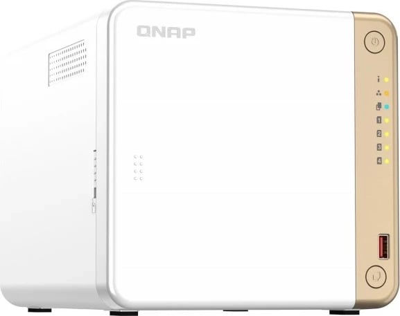 NAS Qnap TS-462-4G, 4GB RAM, Intel Celeron N4505, e zezë