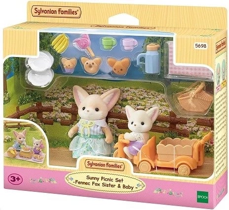 Set lodrash Sylvanian Families, Desert Fox Family on a Picnic, pa emër