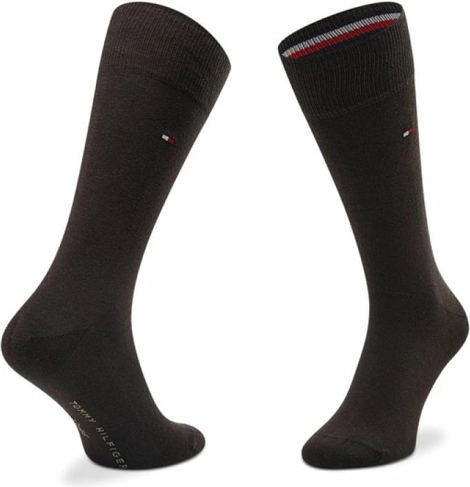 Çorape për meshkuj Tommy Hilfiger, 2 palë, të kafta
