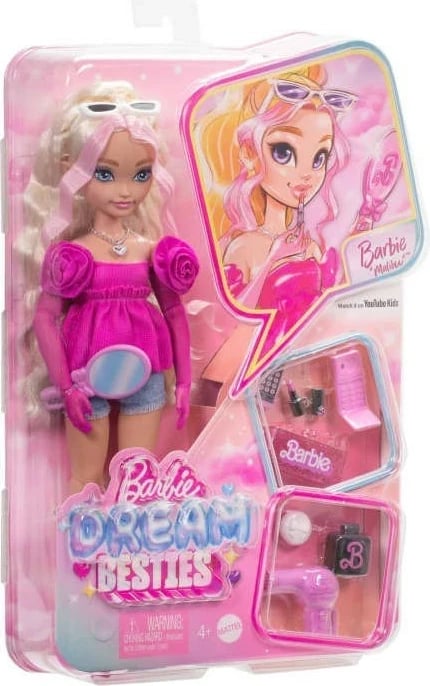 Lodër Barbie Dream Besties Malibu HYC21, Mattel, Rozë