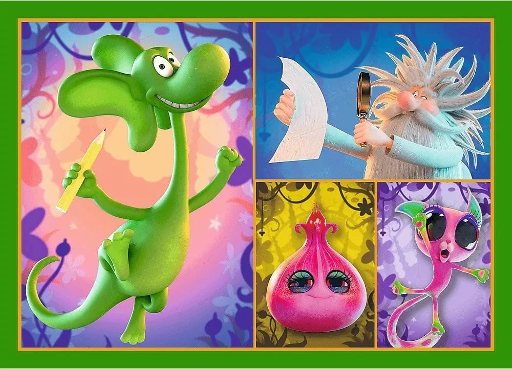 Puzzle 4n1 Trefl Smok Diplodok, 207 pjesë, për fëmijë