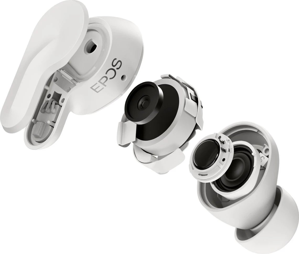 Kufje EPOS ADAPT E1TWS, True Wireless, Bluetooth 5.3, Bardhë