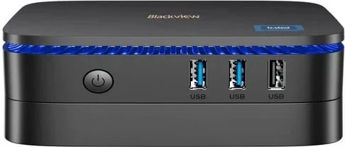 Kasë mini PC Blackview MP60 N150, 16 GB RAM, 1 TB SSD, Windows 11 Pro, e zezë