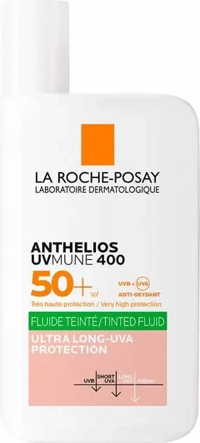 Fluid me ngjyrë për fytyrë LA ROCHE-POSAY Anthelios Uv-Mune 400 unisex SPF50+ 50ml
