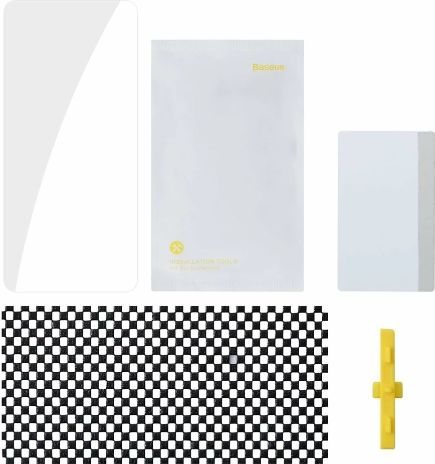 Folie mbrojtëse ekranit Baseus Fullscreen 0.15mm për Xiaomi Redmi K40/K40 Pro/Poco F3, 2 copë, Transparent