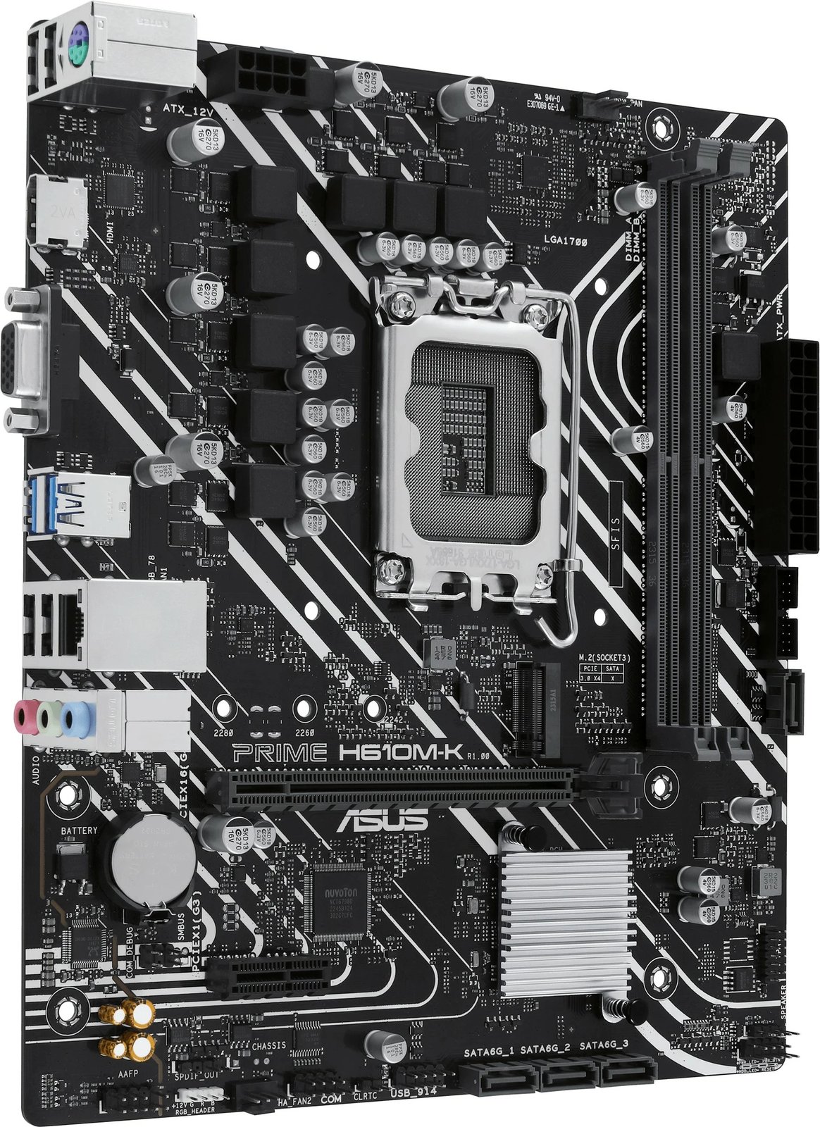 Pllakë amë ASUS Prime H610M-K, Intel, DDR5, micro ATX