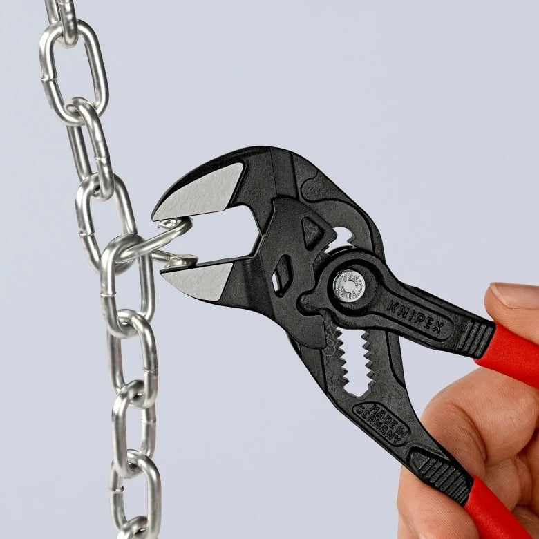 Pinca shumëfunksionale Knipex 86 01 180, plastikë, 180mm, e kuqe