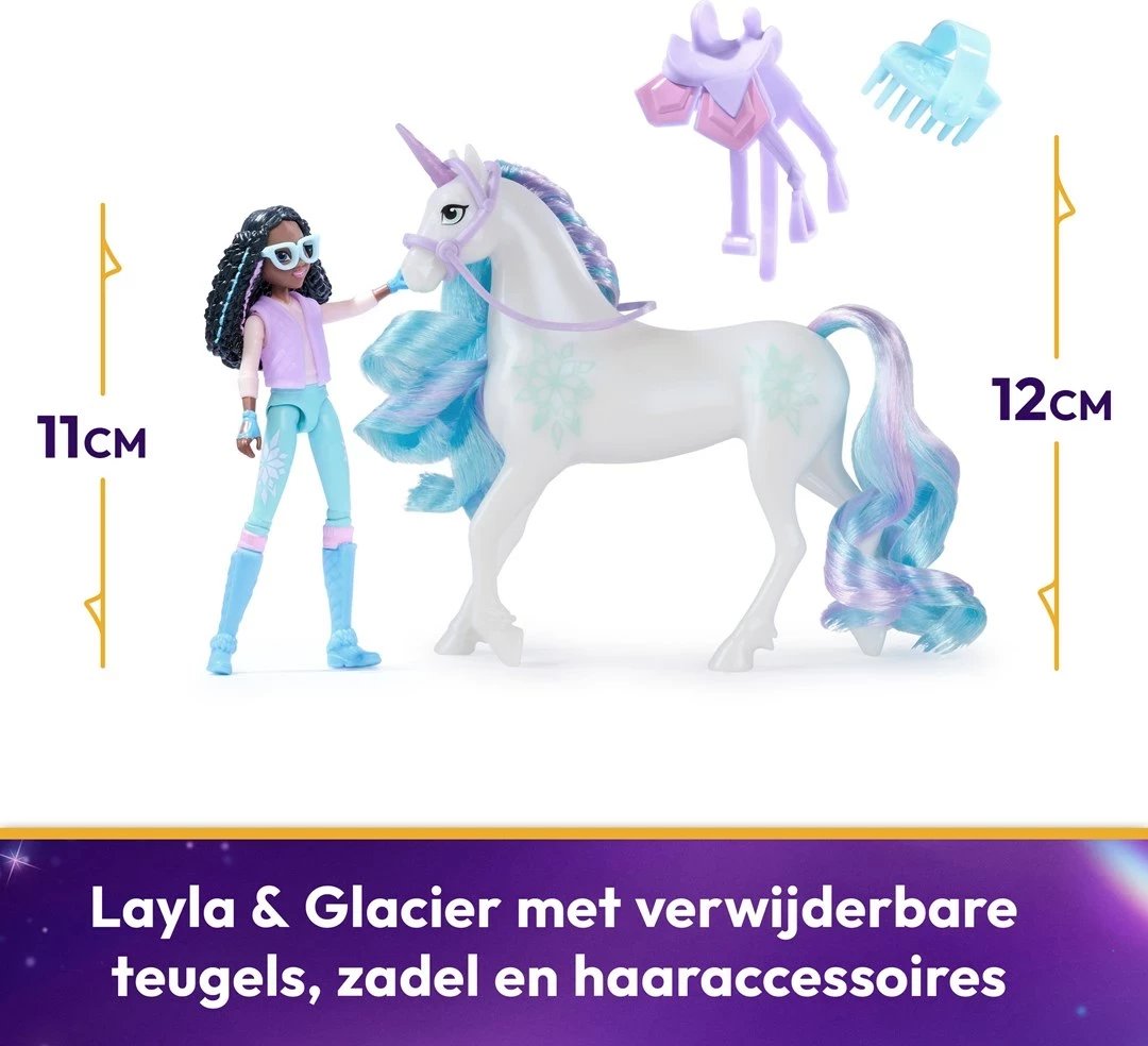 Lodër SPIN MASTER Unicorn Academy Layla & Glacier, Multikolor