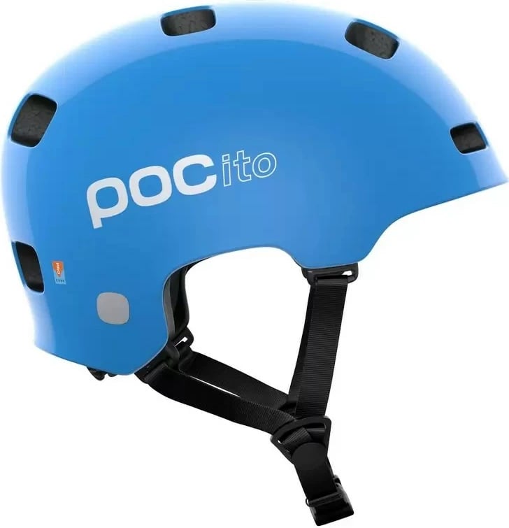 Helmetë POC POCito Crane MIPS për fëmijë, Kaltër